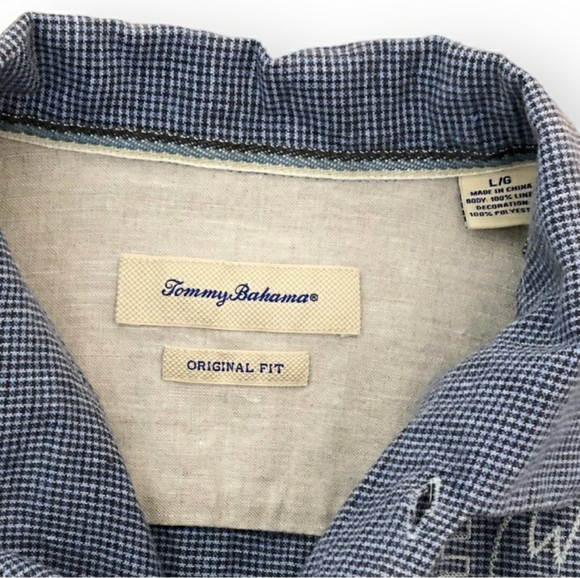 TOMMY BAHAMA Hana Rue Linen Camp Shirt - Picture 6 of 10